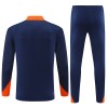 Barn Nederländerna Trainings Sweatshirt Quarter-Zip 2024-25 Marin